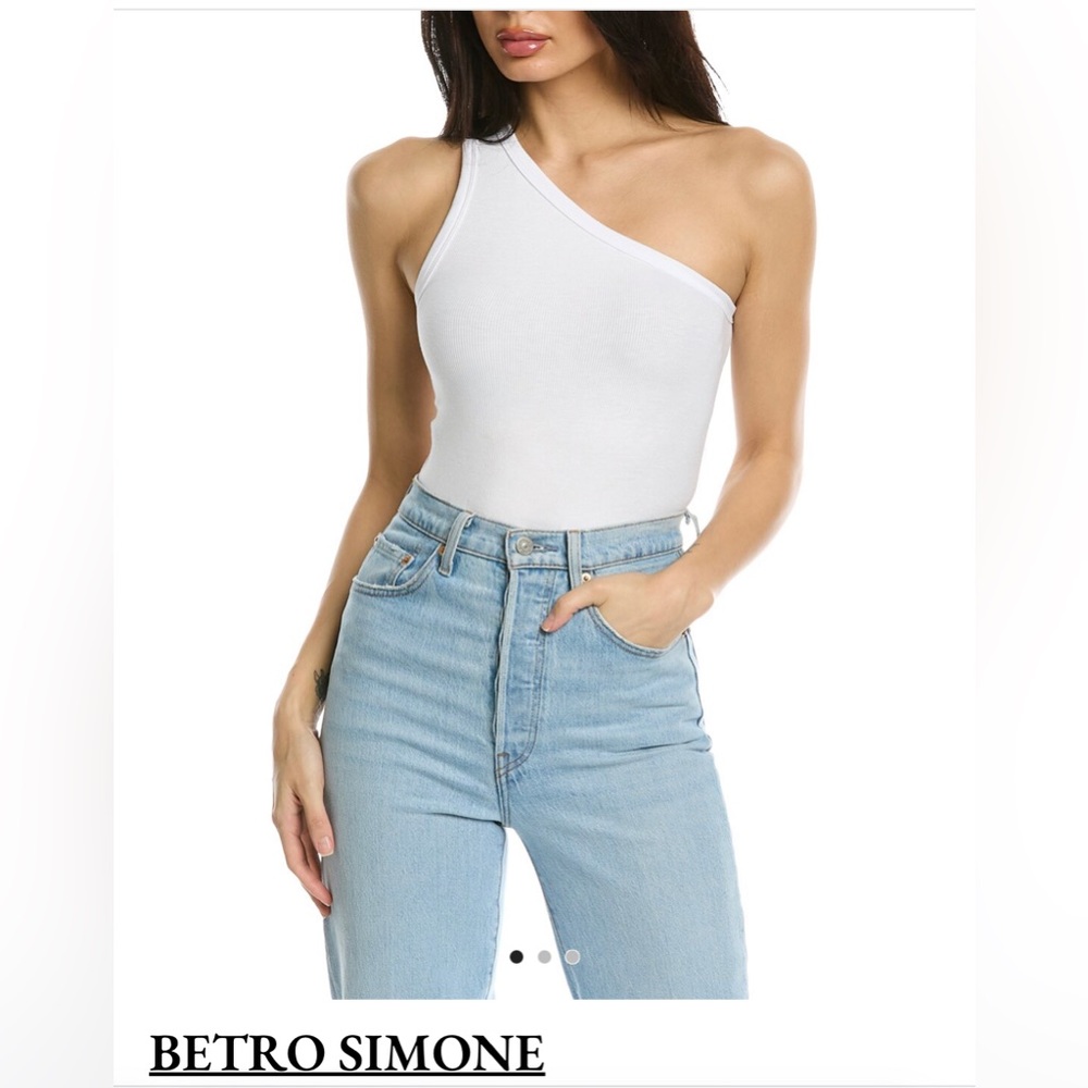 Anthropologie - Betro Simone Hendrix Bodysuit - White - Small -